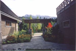 Garden entry path to front door